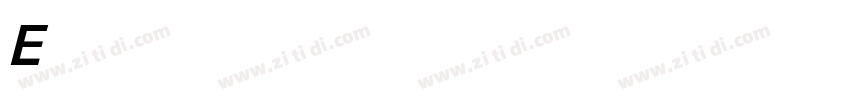 Eurostile SC Bold字体转换